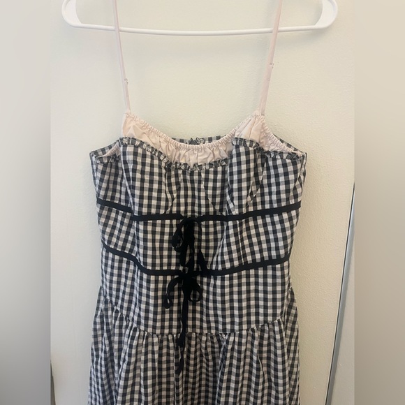 For Love and Lemons Georgia Gingham Midi Dress - Picture 5 of 6